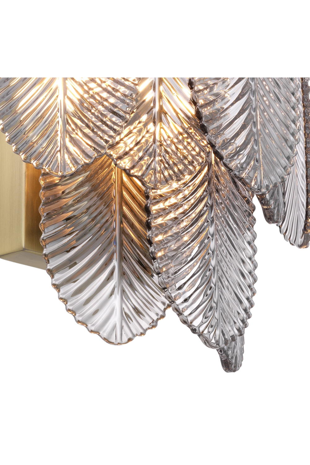 Glass Brass Wall Lamp Verbier | Eichholtz Miami