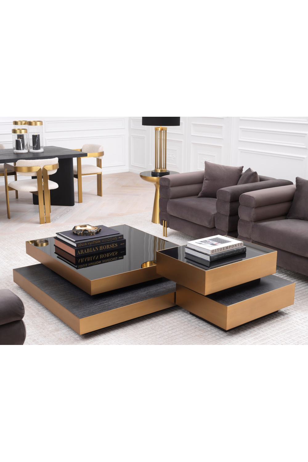 Brass Rim Coffee Table Shelton | Eichholtz Miami