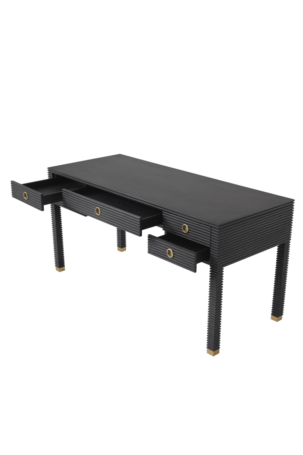 Charcoal Oak Desk Dimitrios | Eichholtz Miami