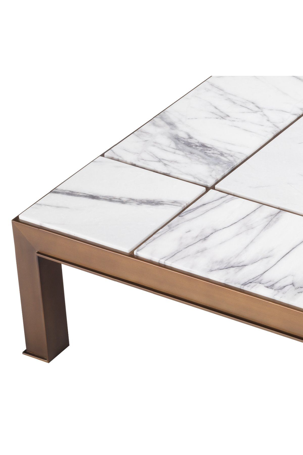 White Marble Coffee Table Tardieu | Eichholtz Miami