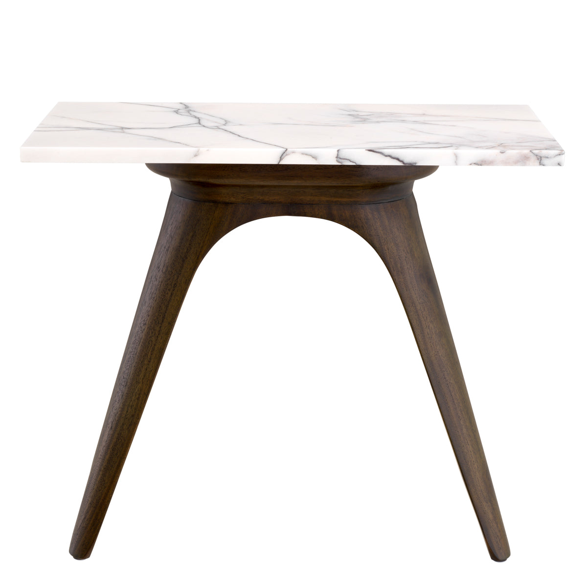 White Marble Side Table Borre | Eichholtz Miami