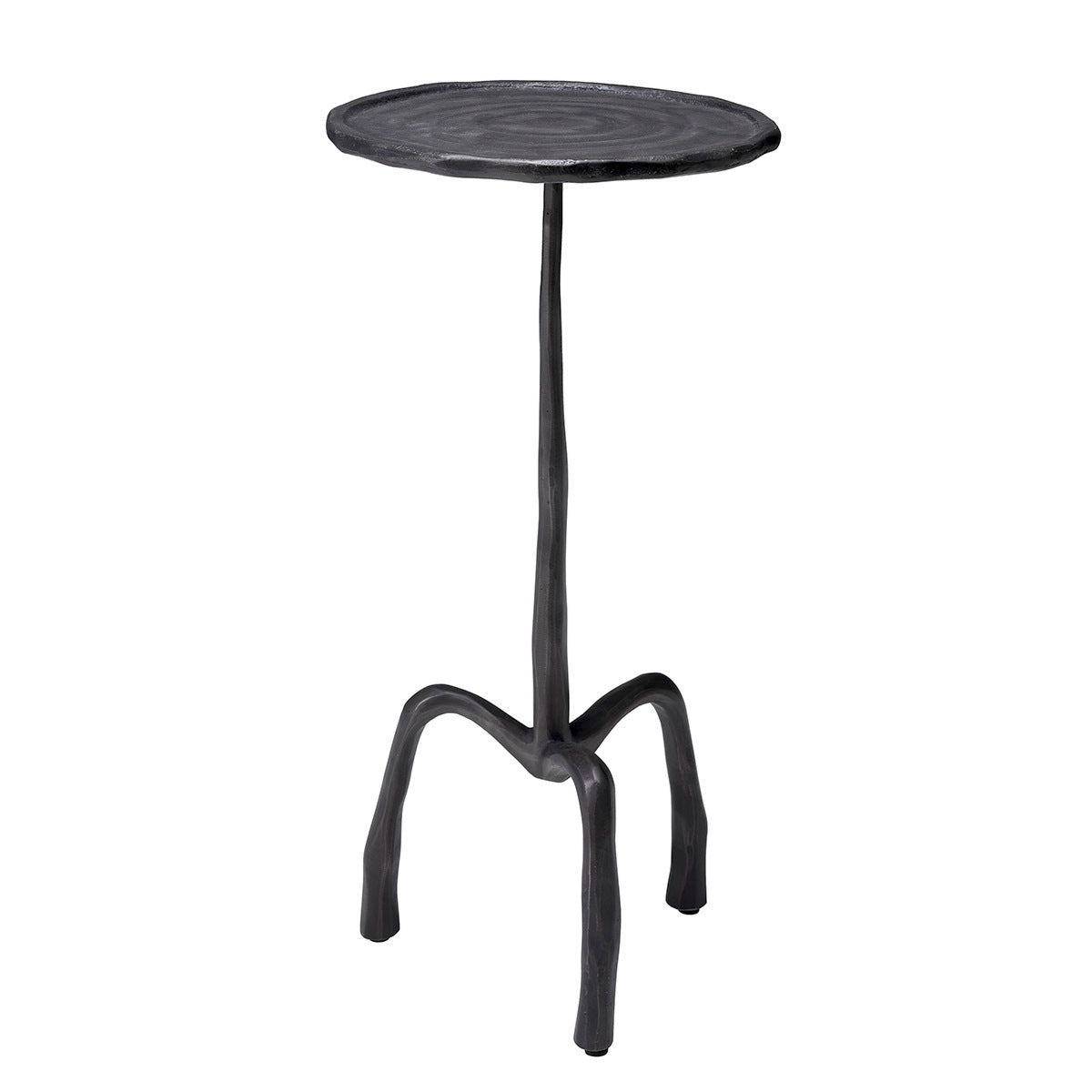 Round Bronze Side Table Kubu | Eichholtz Miami