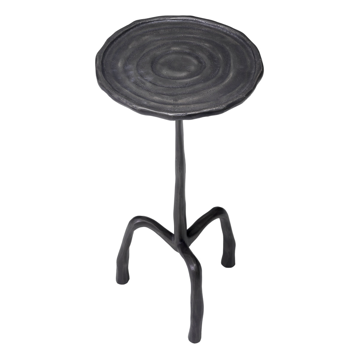 Round Bronze Side Table Kubu | Eichholtz Miami