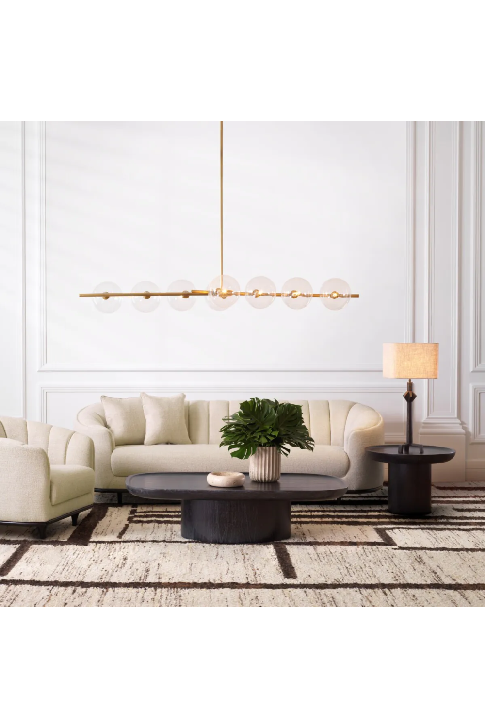 Round Gray Side Table Rouault | Eichholtz Miami