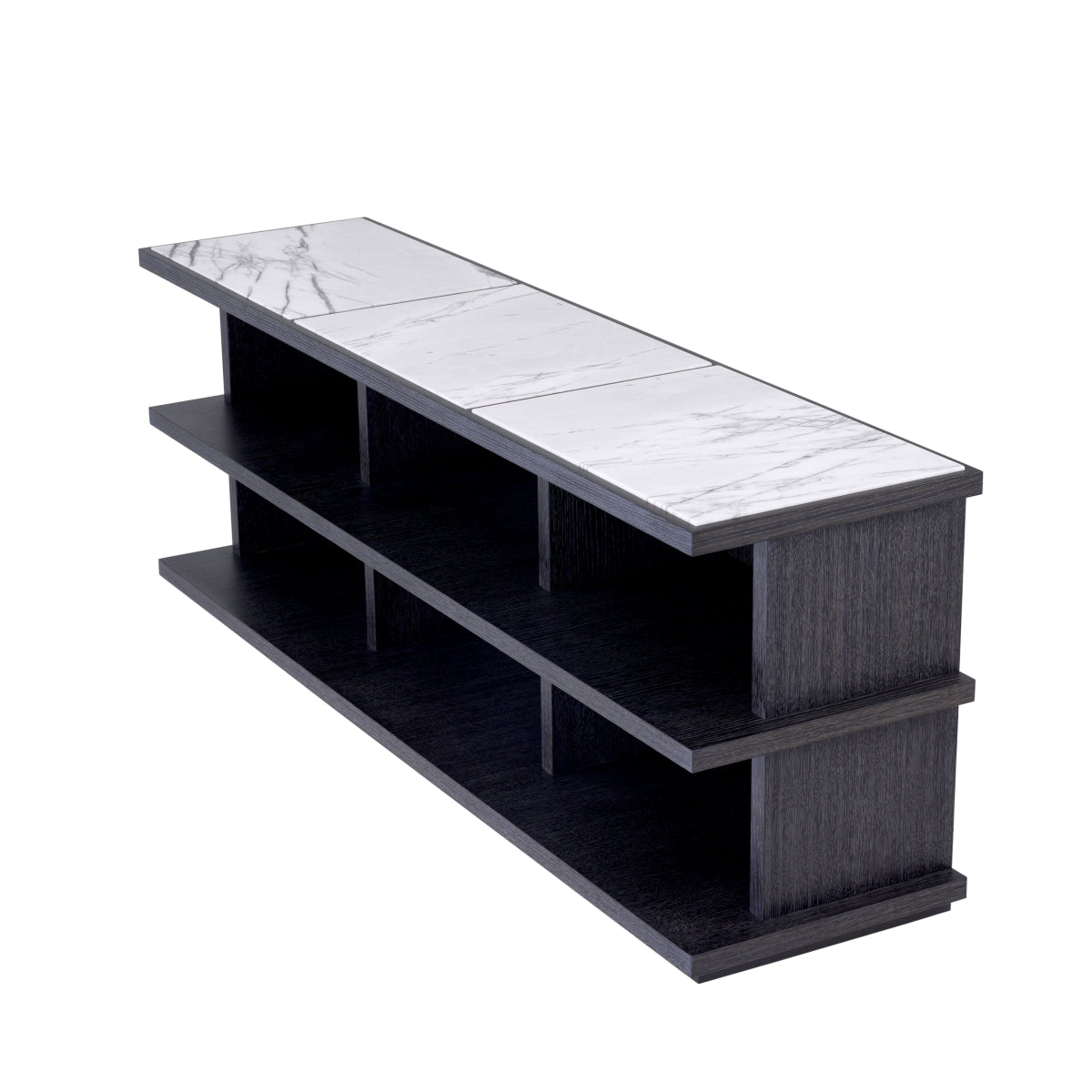 Oak Marble TV Cabinet Miguel | Eichholtz Miami