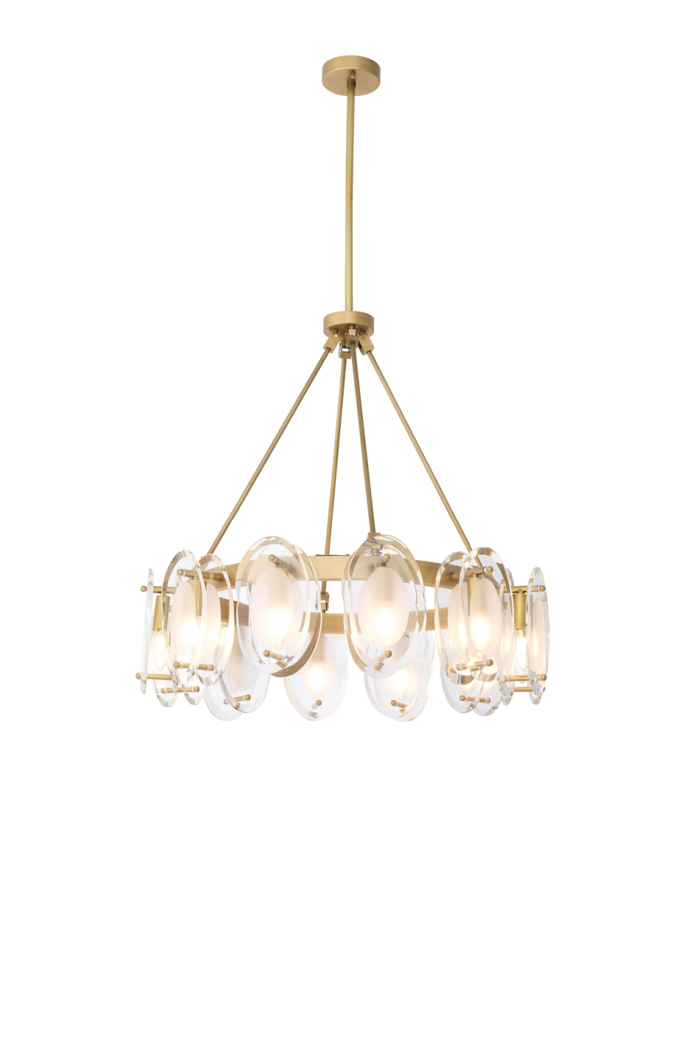 Bevelled Glass Chandelier Sublime | Eichholtz Miami