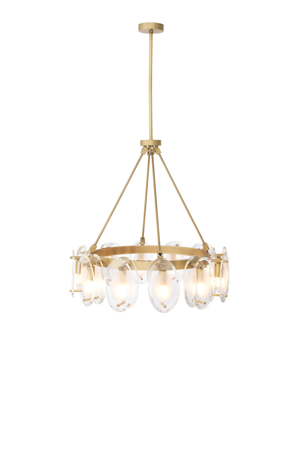 Bevelled Glass Chandelier Sublime | Eichholtz Miami