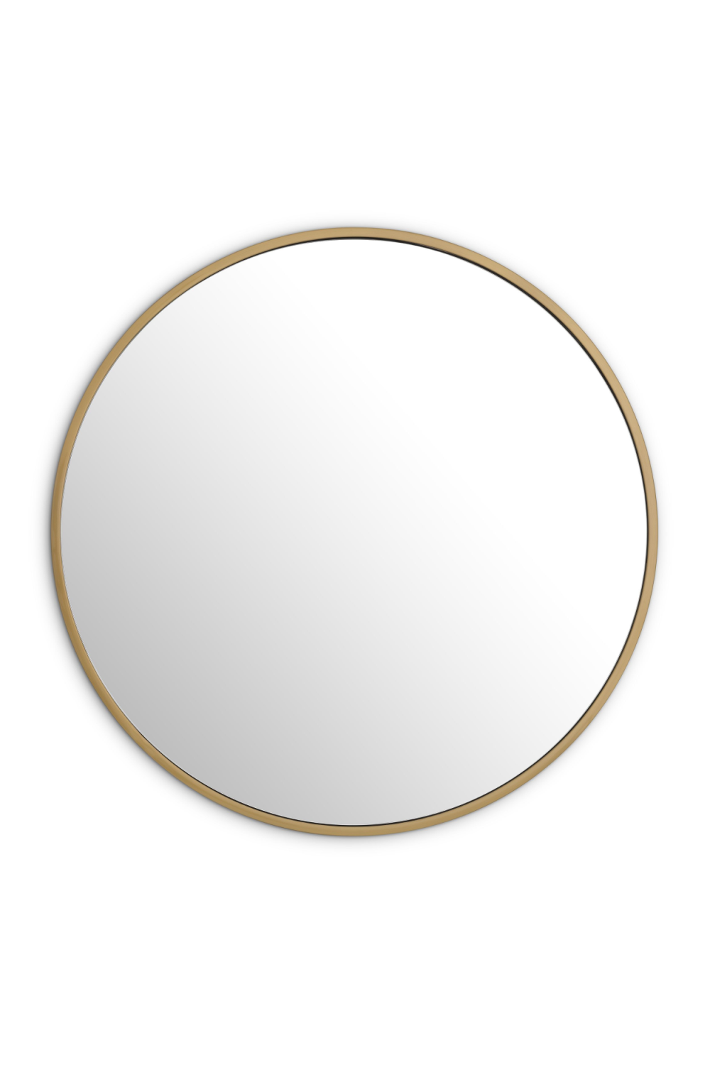 Brass Frame Round Mirror Heath | Eichholtz Miami