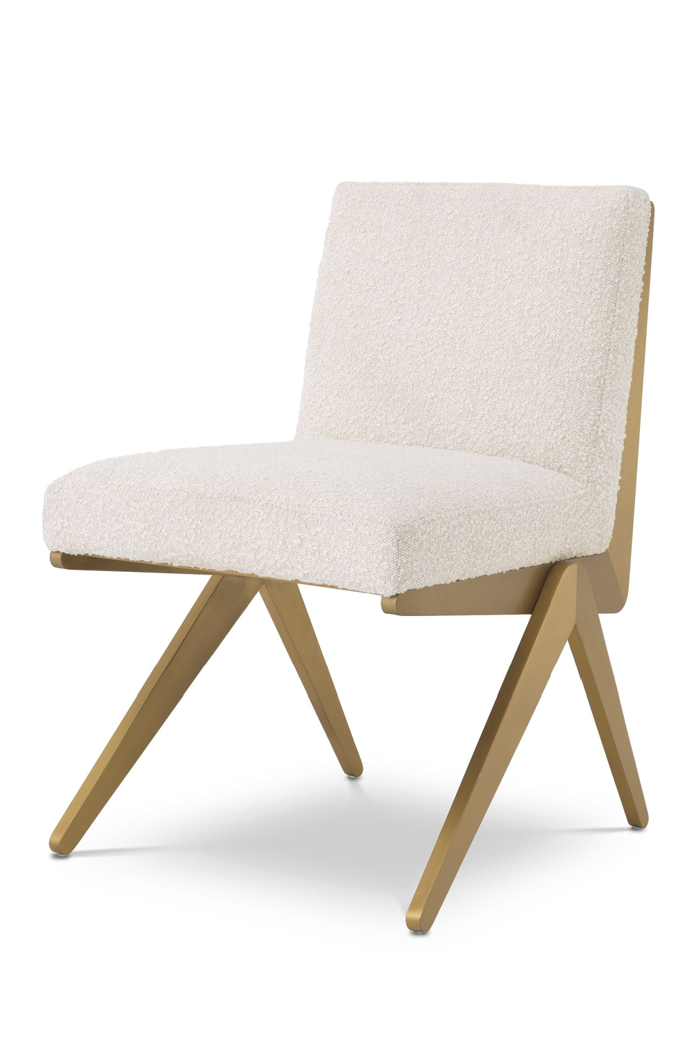 Cream Bouclé Dining Chair Fico | Eichholtz Miami