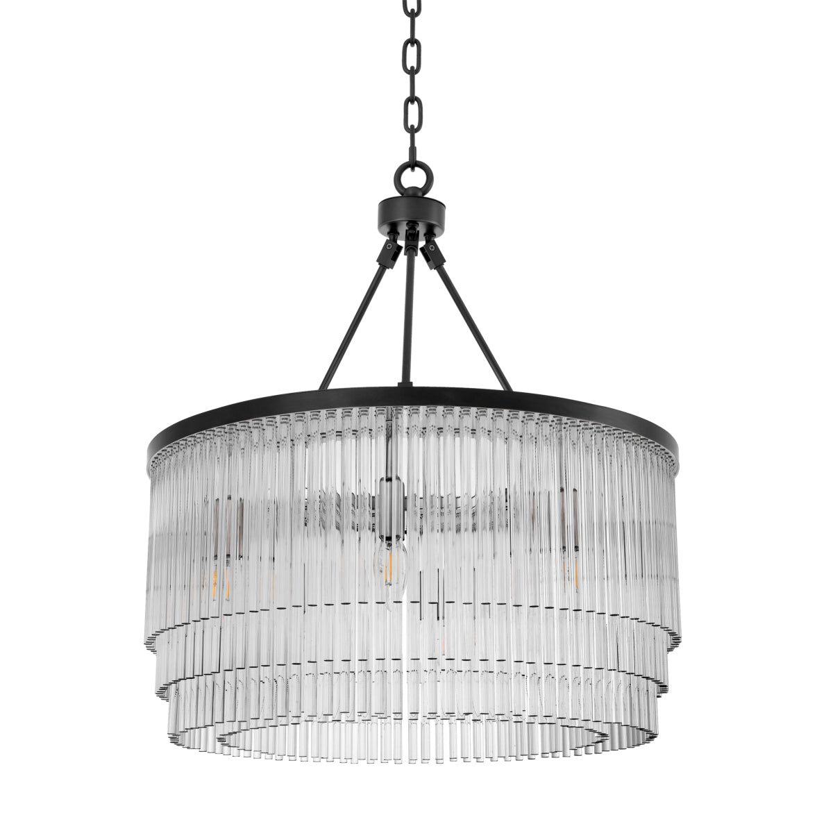 Glass Layered Chandelier S Hector | Eichholtz Miami