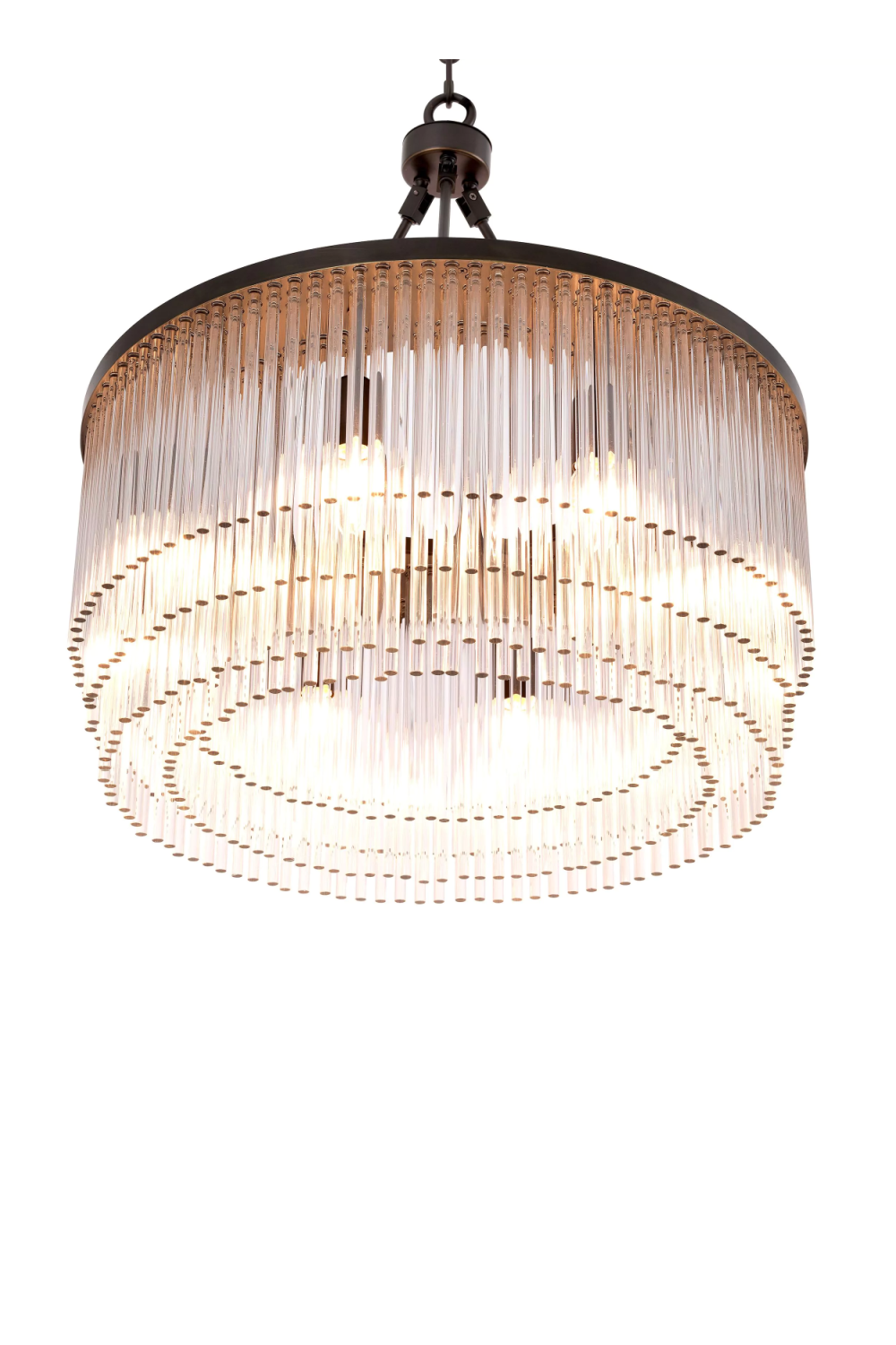Glass Layered Chandelier S Hector | Eichholtz Miami