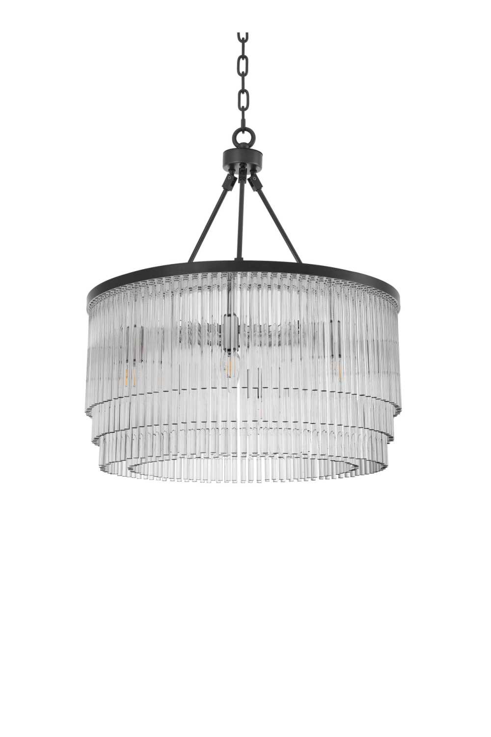 Glass Layered Chandelier S Hector | Eichholtz Miami