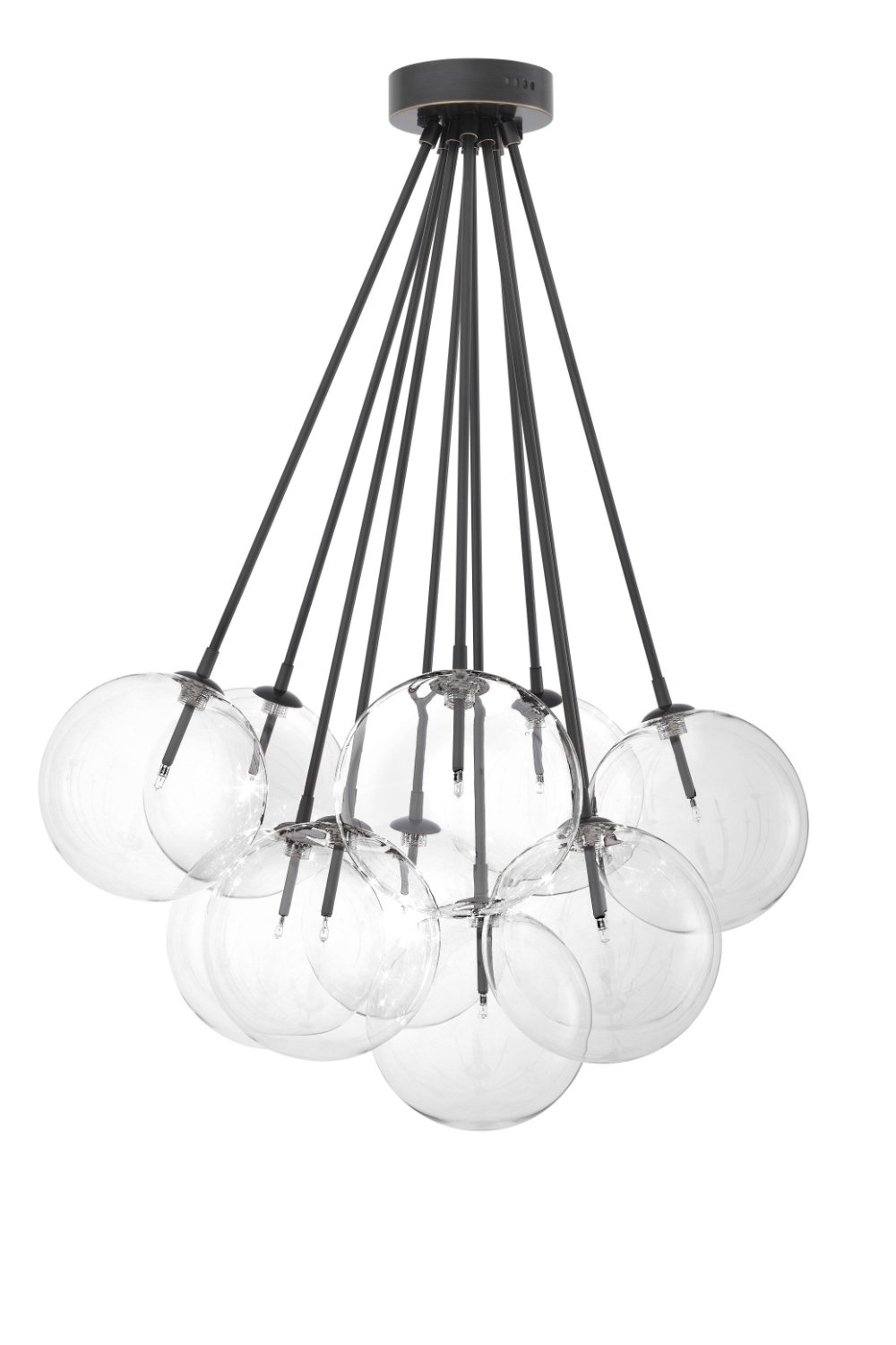 11-Light Globe Ceiling Lamp Molecule | Eichholtz Miami