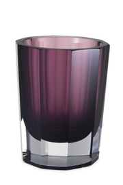 Purple Octagonal Glass Vase Chavez | Eichholtz Miami