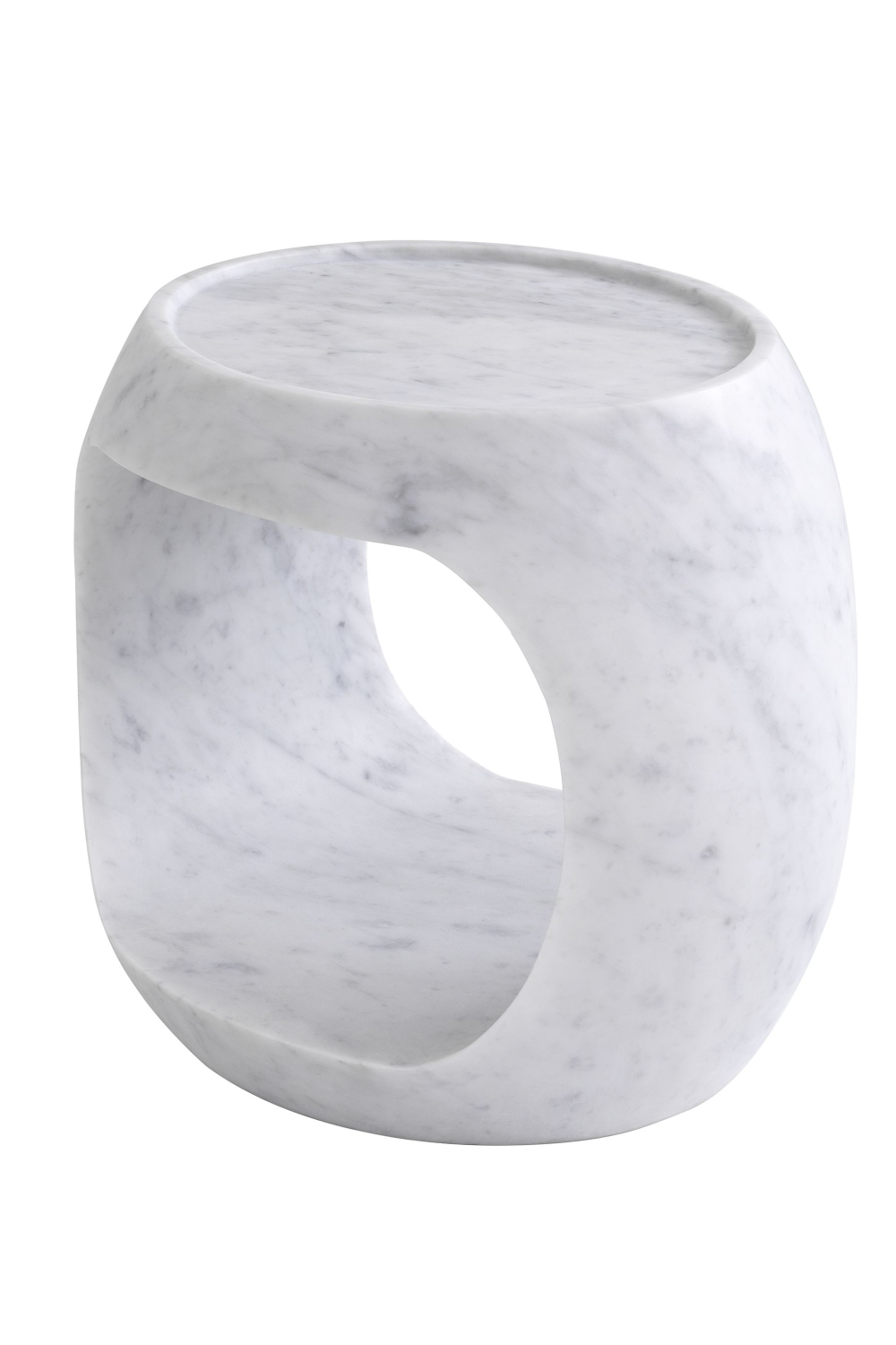 Marble Side Table Low Clipper | Eichholtz Miami