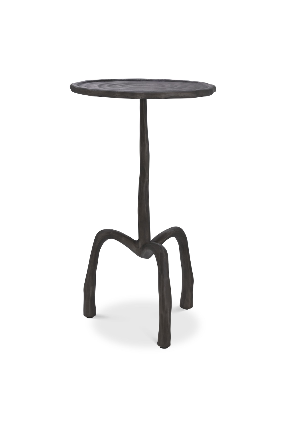 Round Bronze Side Table Kubu | Eichholtz Miami