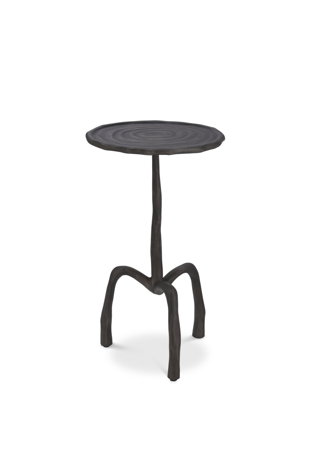 Round Bronze Side Table Kubu | Eichholtz Miami