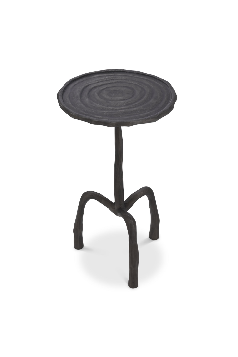 Round Bronze Side Table Kubu | Eichholtz Miami