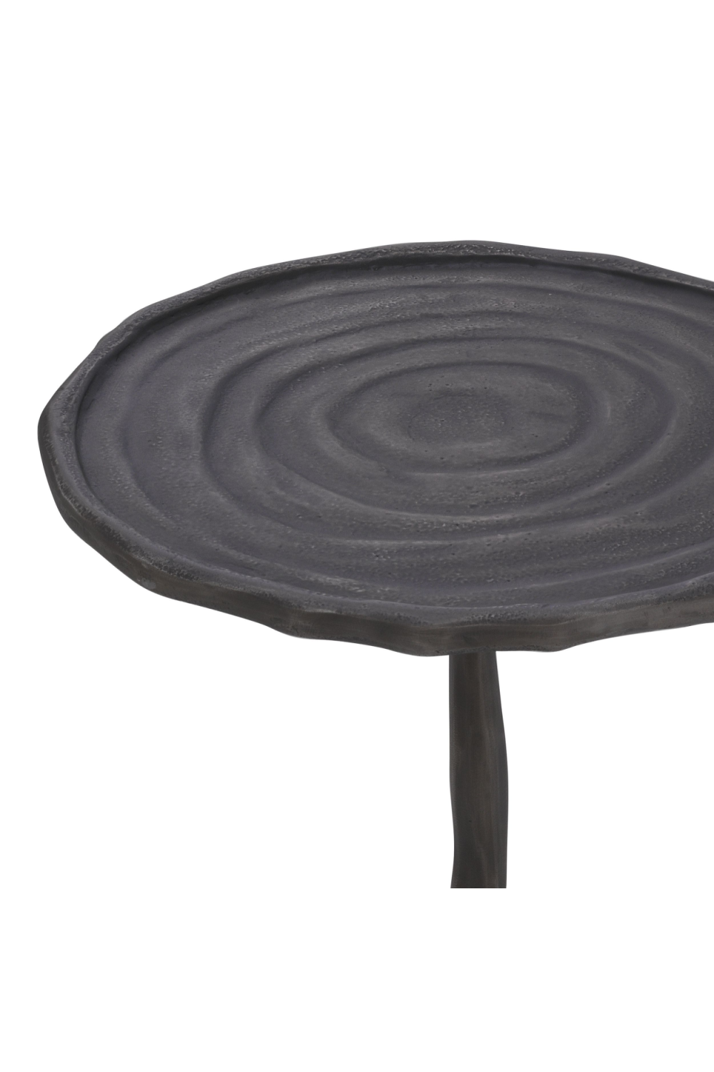 Round Bronze Side Table Kubu | Eichholtz Miami