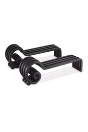 Black Curled Set (2) Andiron Mardor | Eichholtz Miami