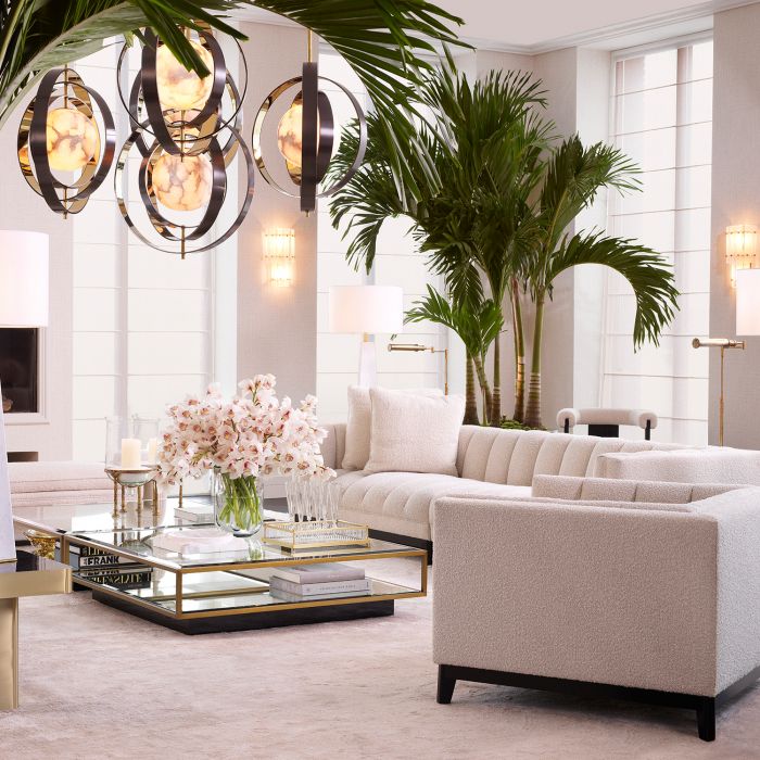 Square Glass Coffee Table Ryan | Eichholtz Miami