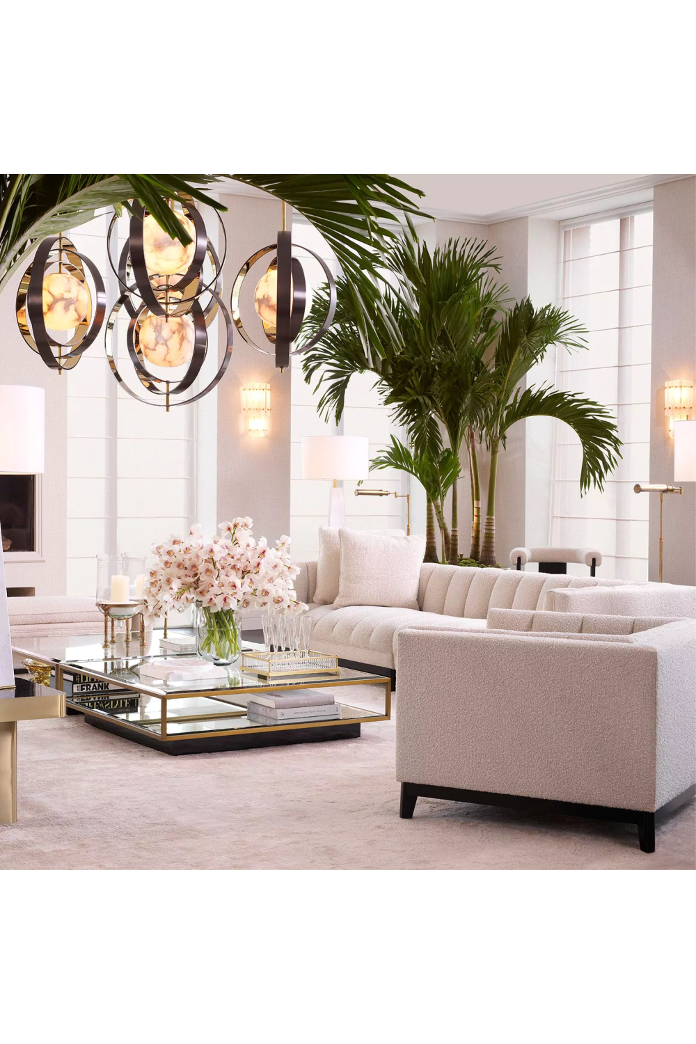 Square Glass Coffee Table Ryan | Eichholtz Miami