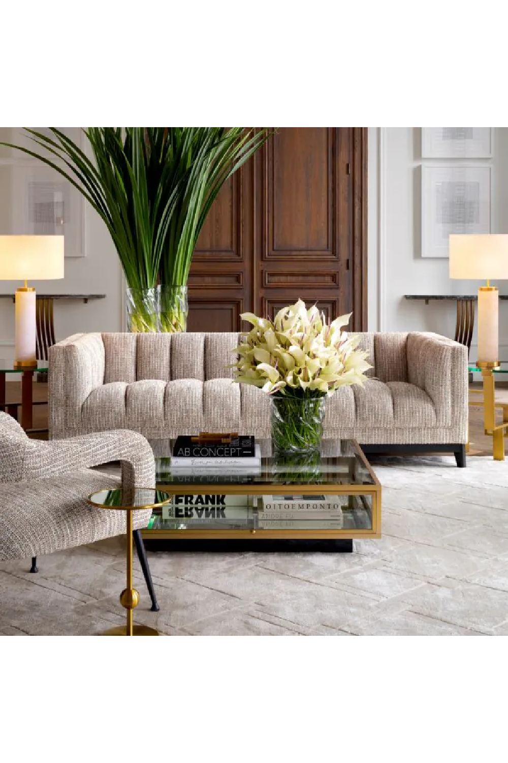 Plush Silver Sand Carpet La Belle | Eichholtz Miami