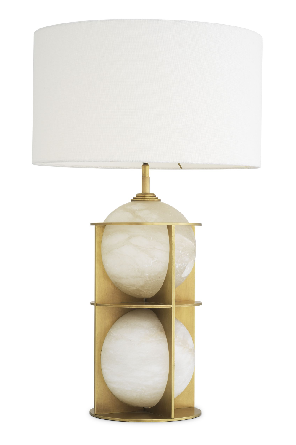 Brass Alabaster Table Lamp Eternity | Eichholtz Miami
