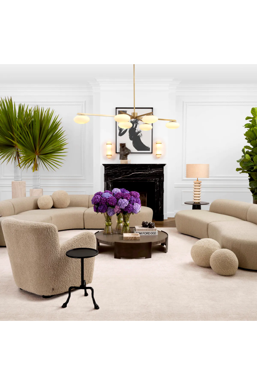 Beige Handwoven Carpet 10' x 13' Pep | Eichholtz Miami