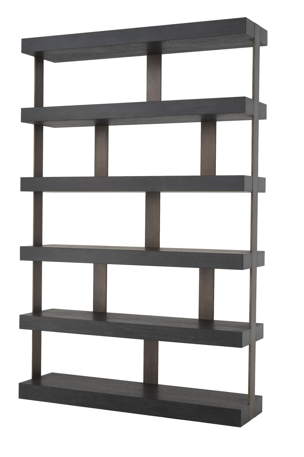 Bronze 5 Shelf Bookcase Dalmar | Eichholtz Miami