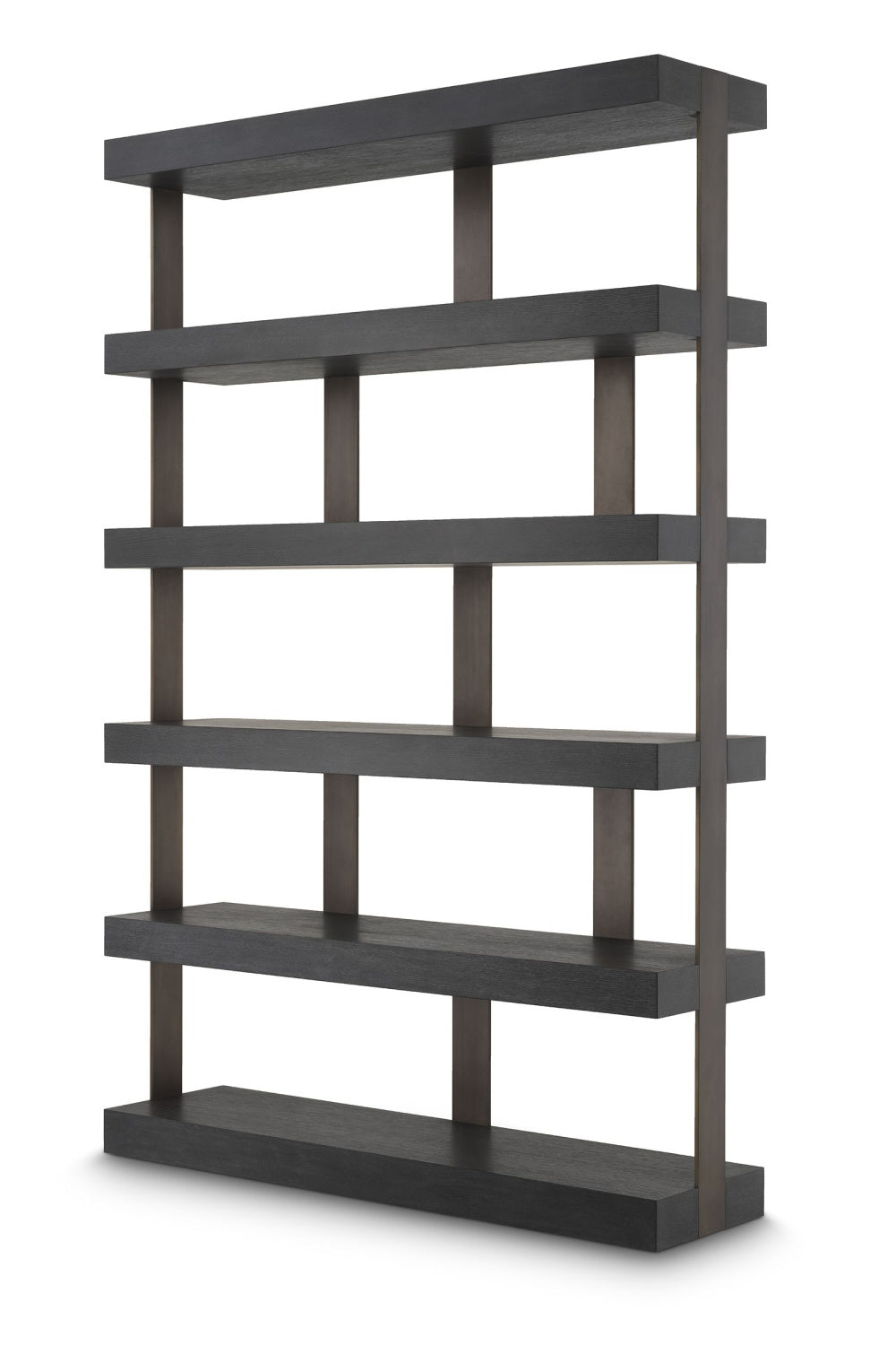 Bronze 5 Shelf Bookcase Dalmar | Eichholtz Miami