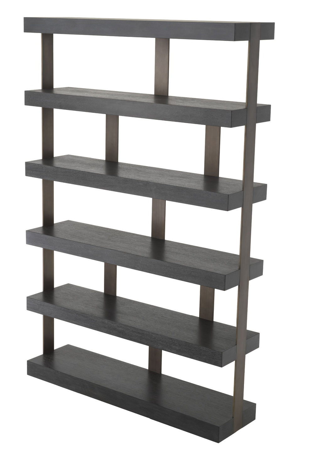 Bronze 5 Shelf Bookcase Dalmar | Eichholtz Miami