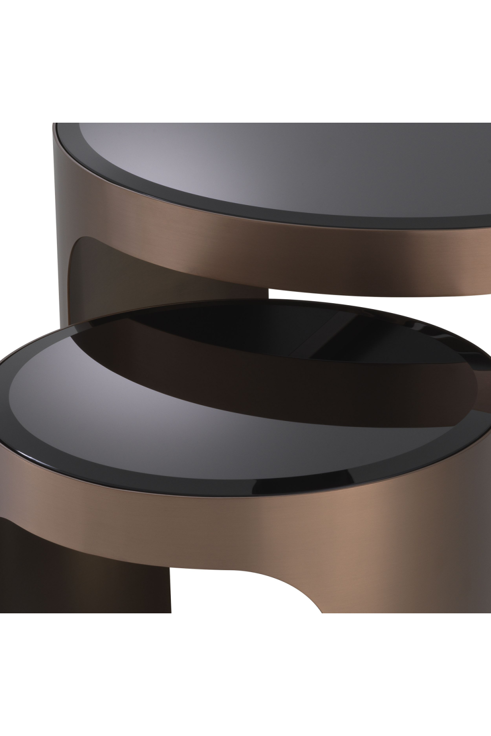 Glass Side Tables (2) Piemonte | Eichholtz Miami