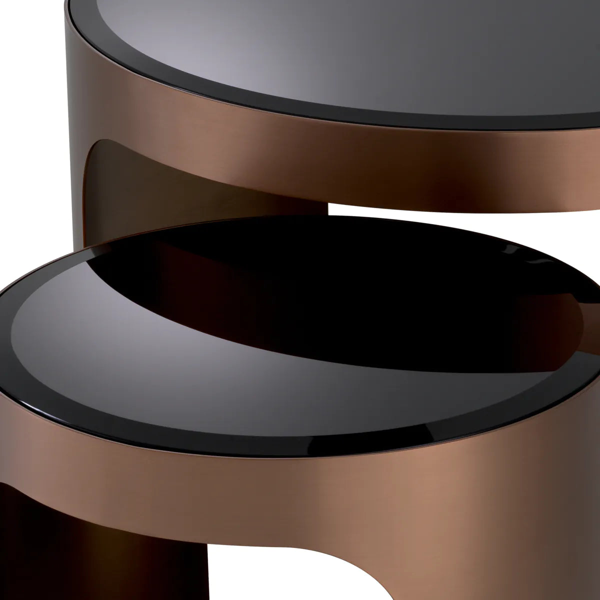 Glass Side Tables (2) Piemonte | Eichholtz Miami