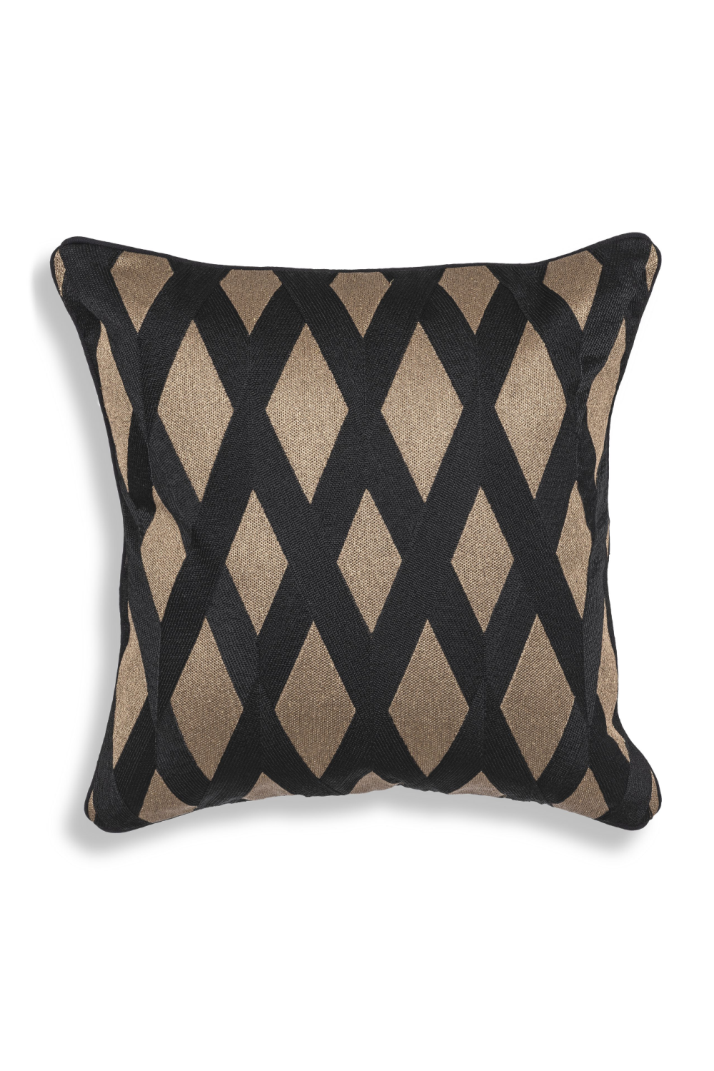 Diamond Pattern Square Pillow Splender | Eichholtz Miami