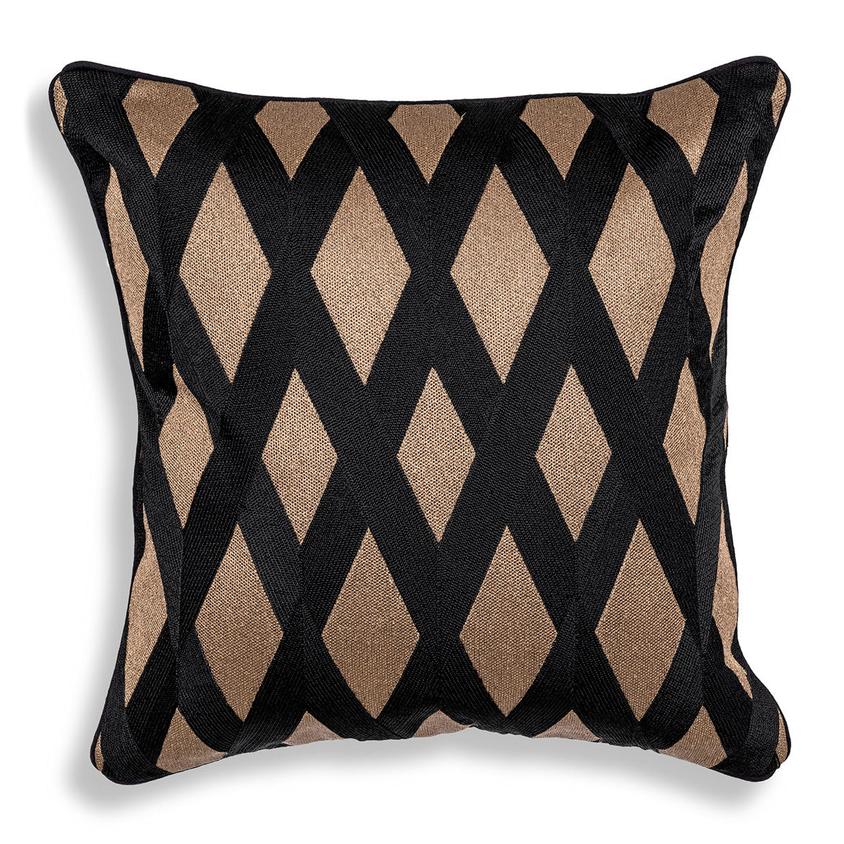 Diamond Pattern Square Pillow Splender | Eichholtz Miami
