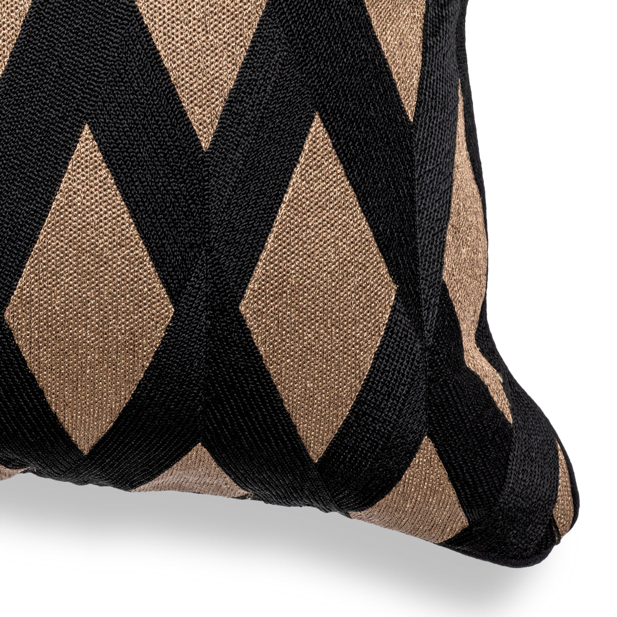 Diamond Pattern Square Pillow Splender | Eichholtz Miami