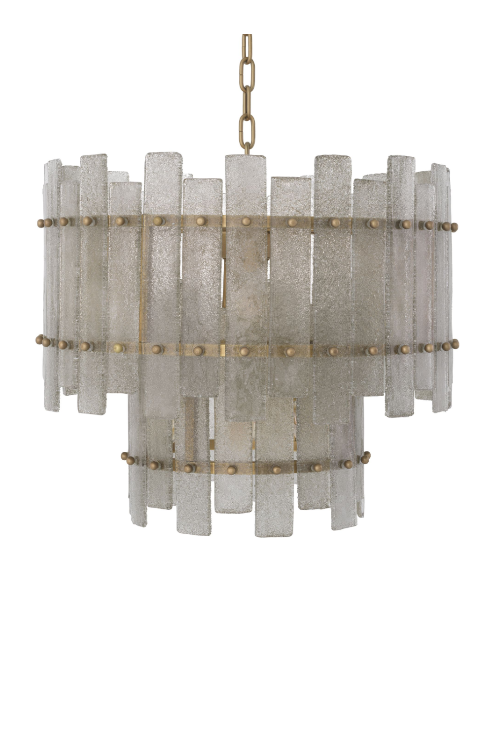 Frosted Hand-Blown Glass Chandelier Caprera | Eichholtz Miami