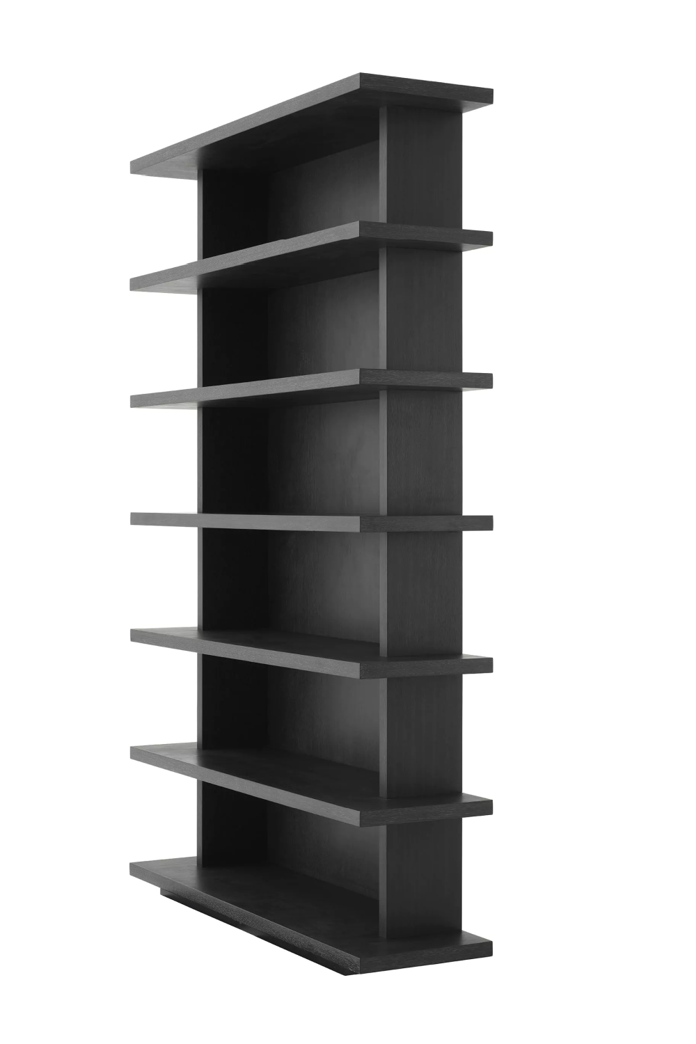 Charcoal Gray Oak Bookcase Malibu | Eichholtz Miami