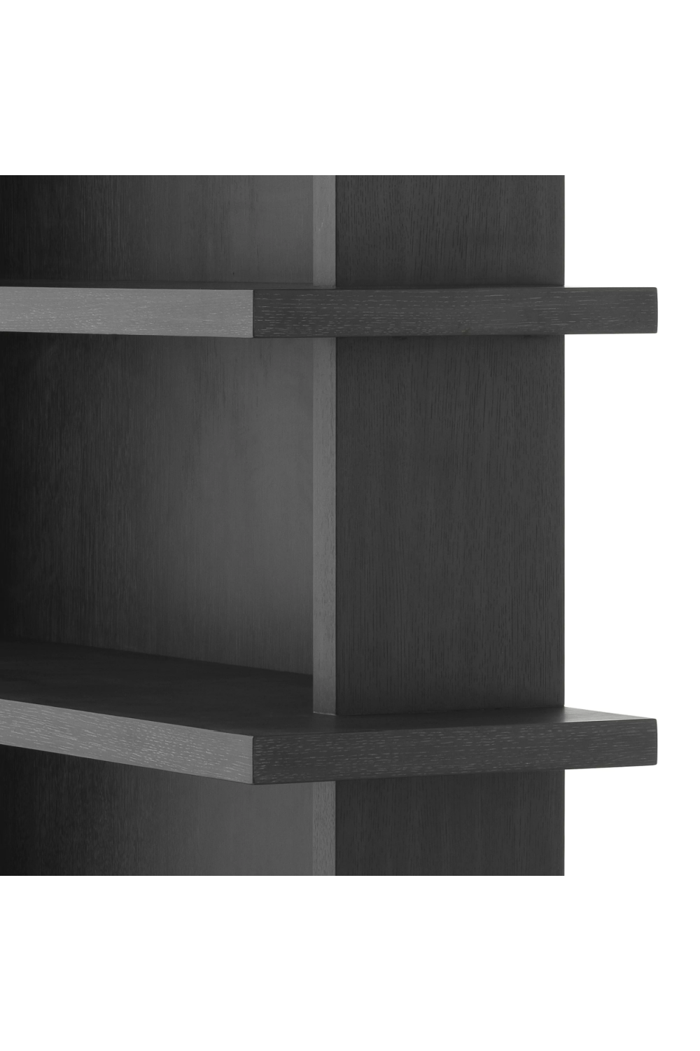Charcoal Gray Oak Bookcase Malibu | Eichholtz Miami