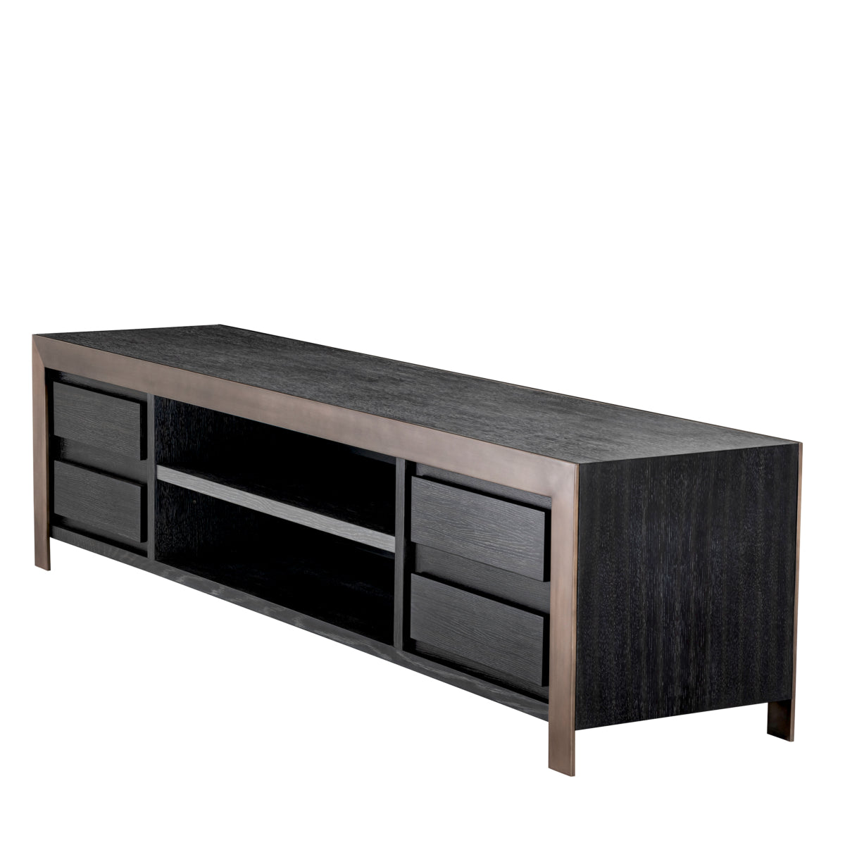 Sleek Oak TV Cabinet Talbot | Eichholtz Miami