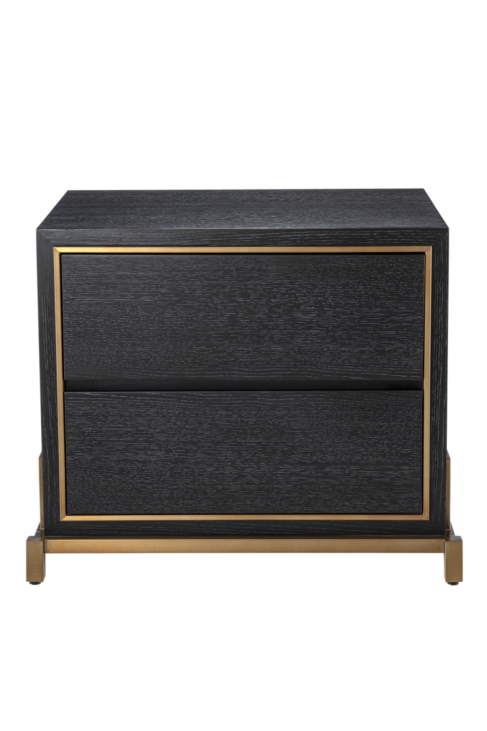 Charcoal Oak Bedside Table Hazel | Eichholtz Miami