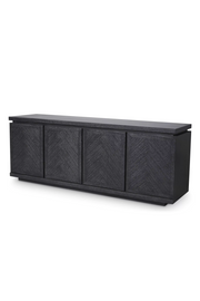 Charcoal Gray Oak Sideboard Bowen | Eichholtz Miami