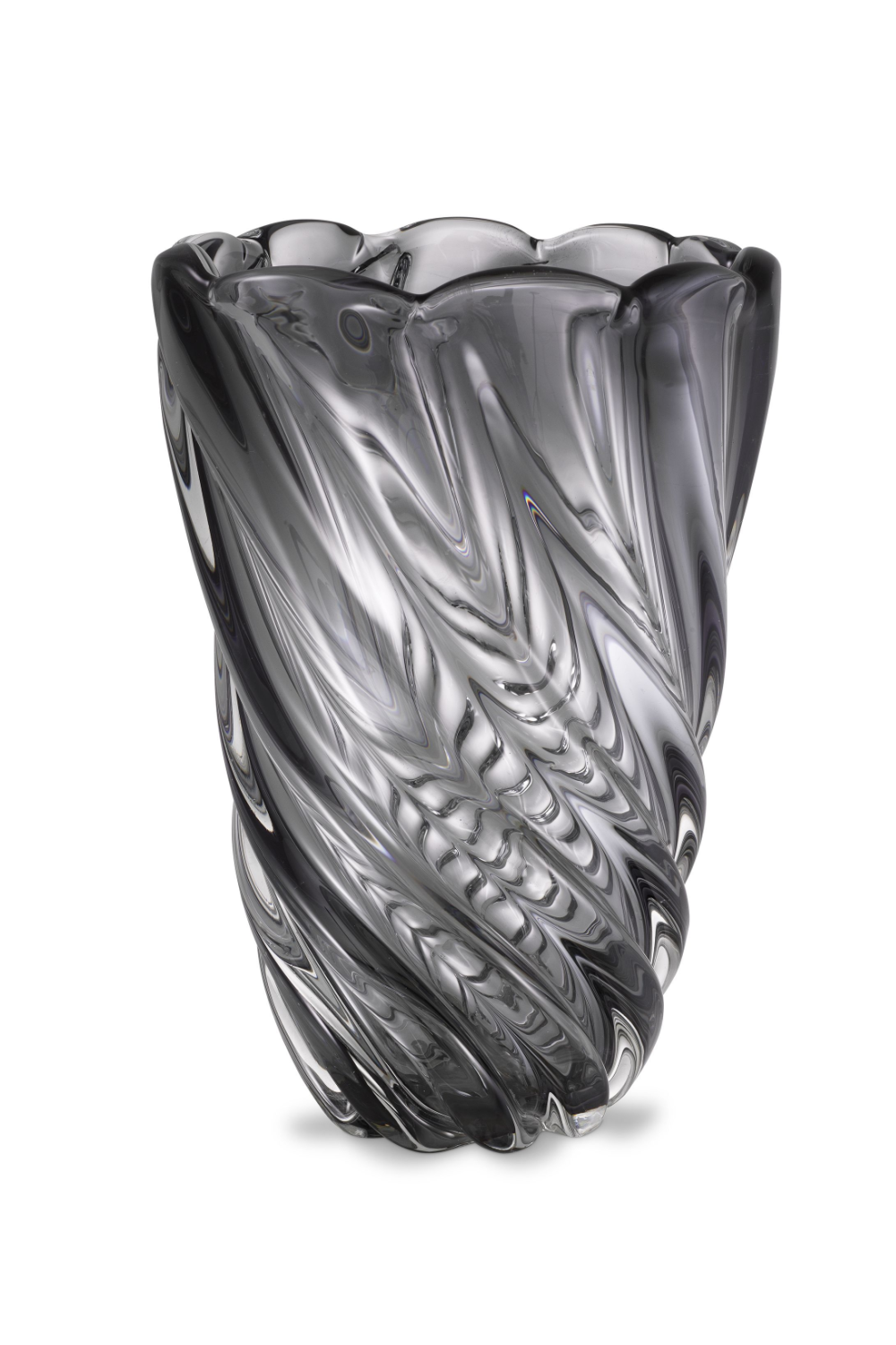 Swirling Glass Vase L Contessa | Eichholtz Miami