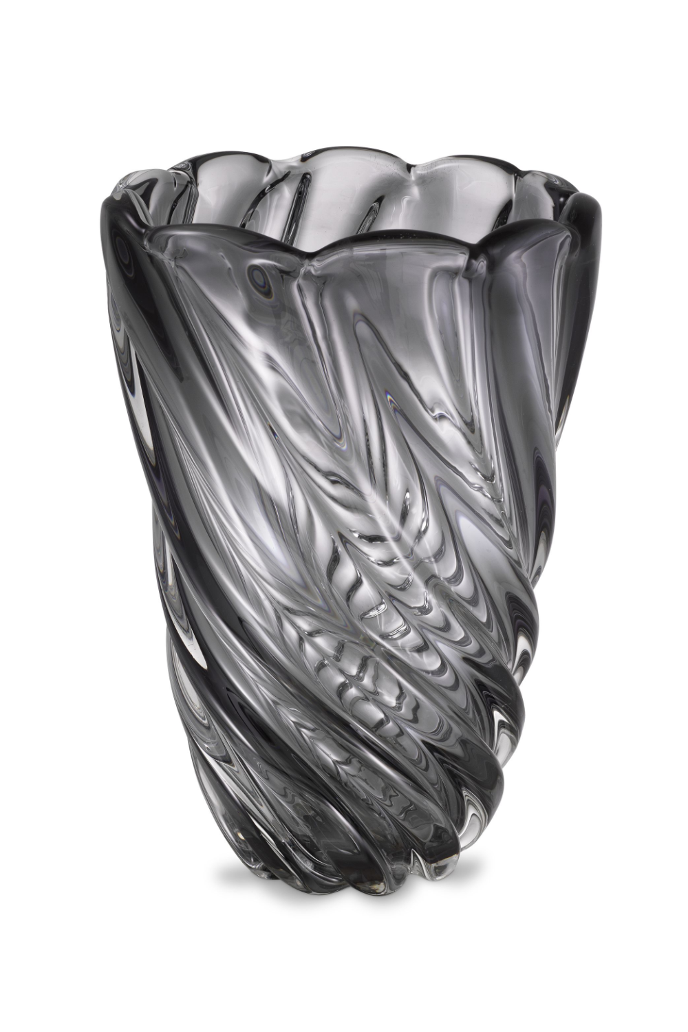 Swirling Glass Vase L Contessa | Eichholtz Miami
