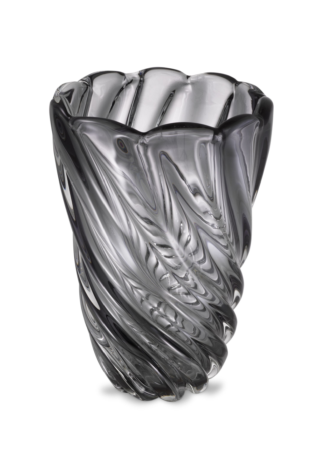 Swirling Glass Vase L Contessa | Eichholtz Miami