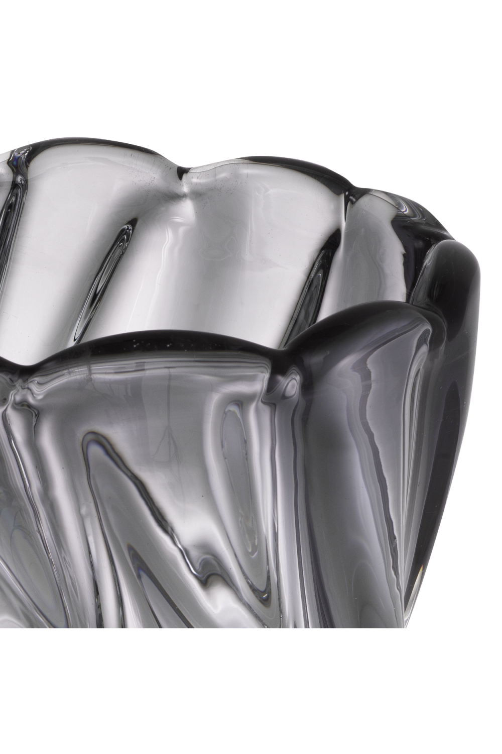 Swirling Glass Vase L Contessa | Eichholtz Miami