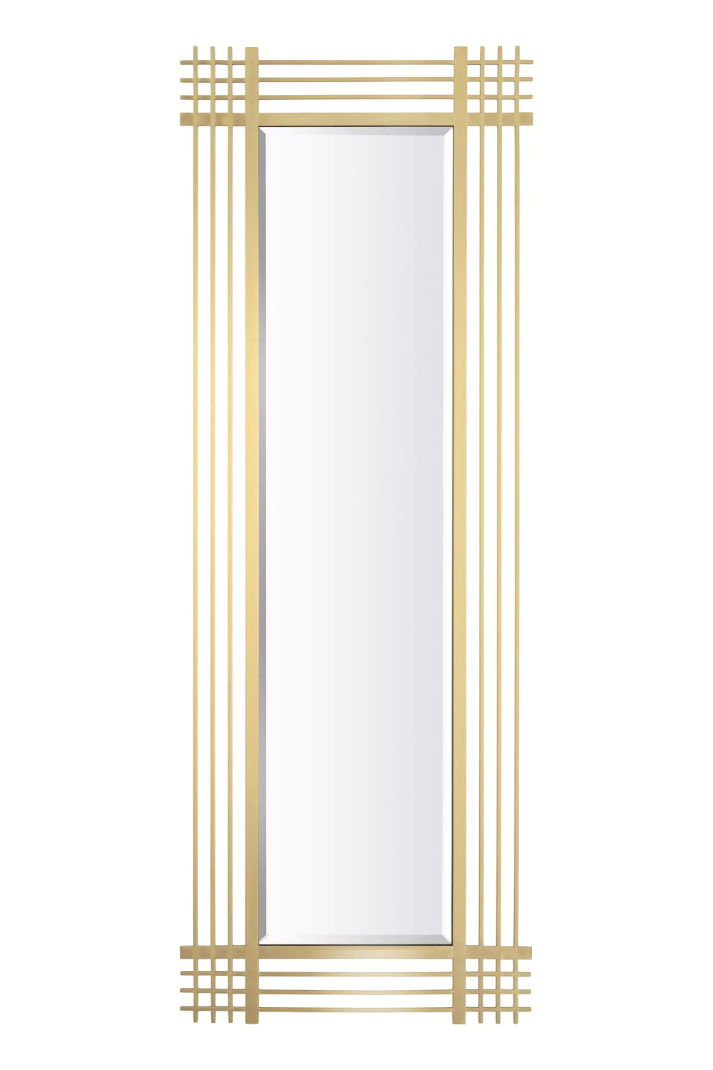 Rectangular Brass Mirror Pierce | Eichholtz Miami