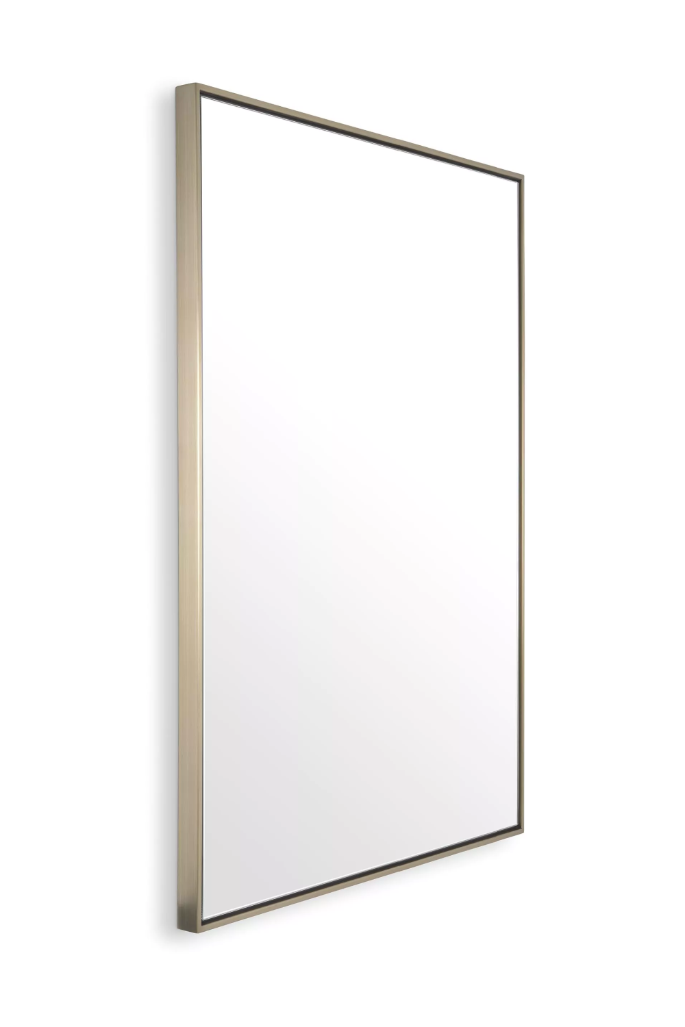 Brushed Brass Mirror Redondo | Eichholtz Miami