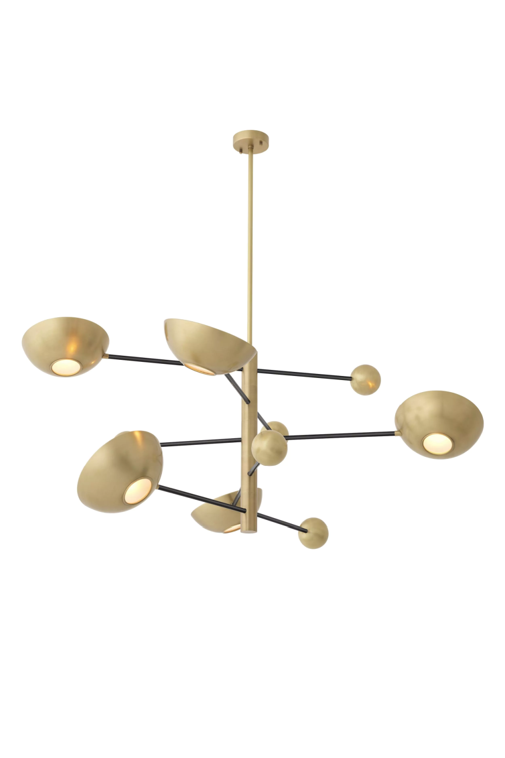 Antique Brass Bowls Chandelier Salinas | Eichholtz Miami
